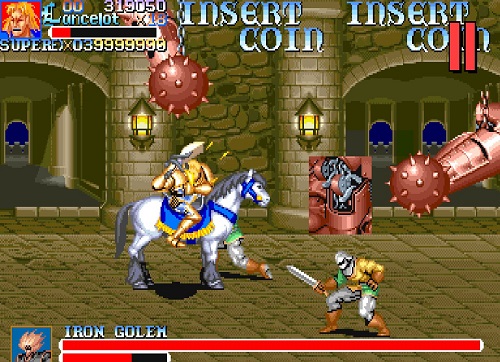 Knights of the Round SNES 2 player 60fps 